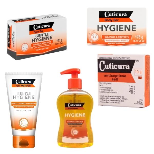 Cuticura – Body Care / Hygiene Combo Pack – 5 Piece