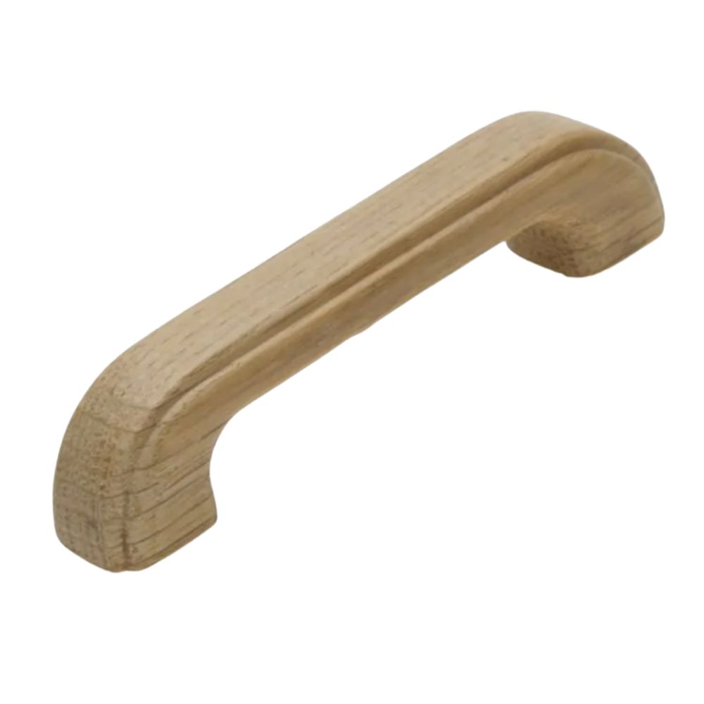 Pack of 6 x Ridged Handle, Lacquered, 96mm