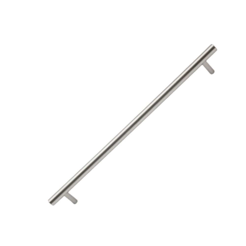 Pack of 10 x Steel Barrel Handle, Brushed Satin Nickel, 128mm