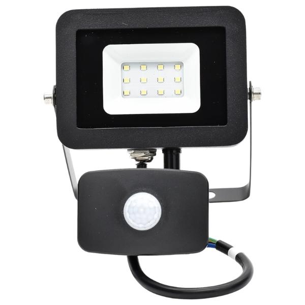 Waco – LED Floodlight 10W 6500K Slimline – With Sensor