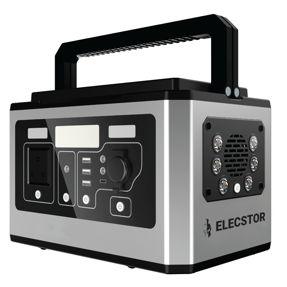 Elecstor 500W Portable Power Station 135000mAh – 499WH