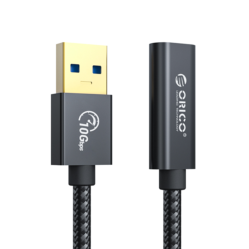 Orico USB3.1 Male to Type-C Female Braided Data Cable 30cm
