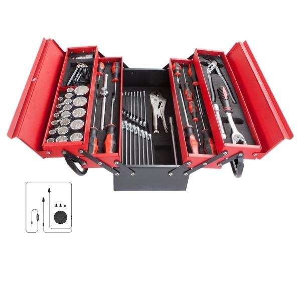 Waco – 64 Piece Mechanic Tool Box and Guardian Plus Series Plugfones