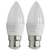 Waco – LED Lamp Candle / C37 B22 3500K – Warm White – 5W Pack of 2 Waco – LED Lamp Candle / C37 B22 3500K – Warm White – 5W Pack of 2