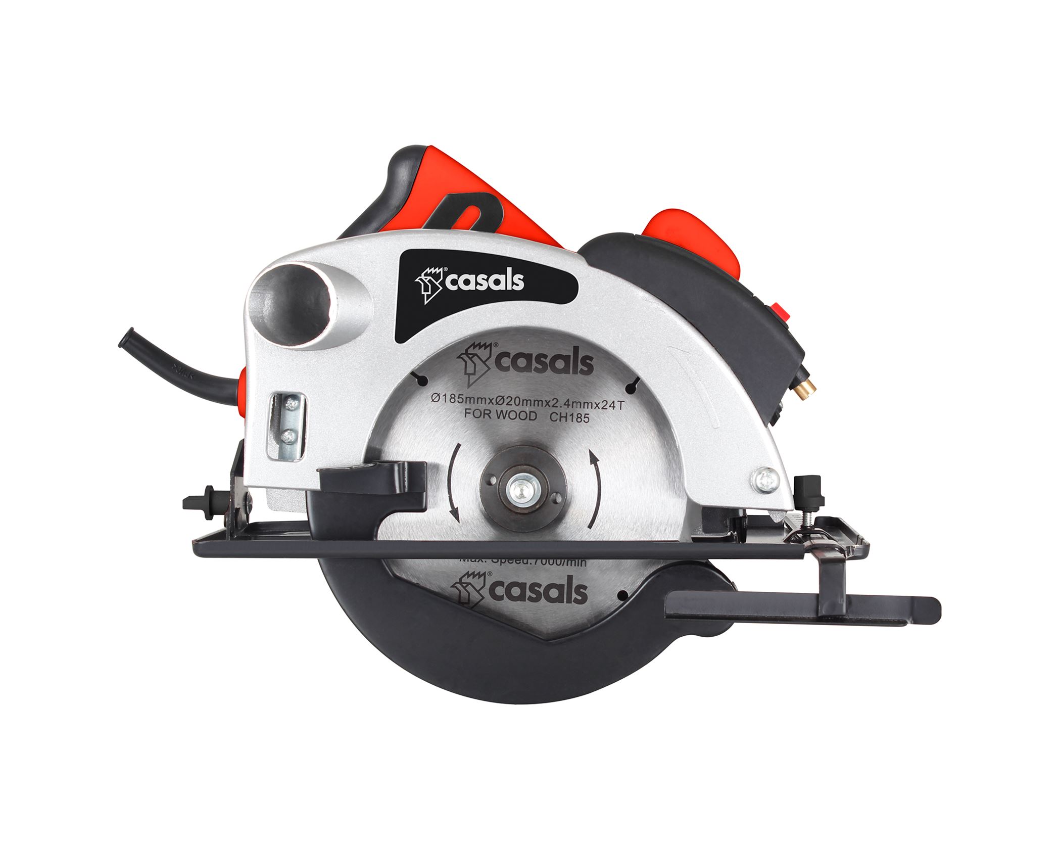 Circular Casals Saw W/ Laser Light – RED 184MM 1200W