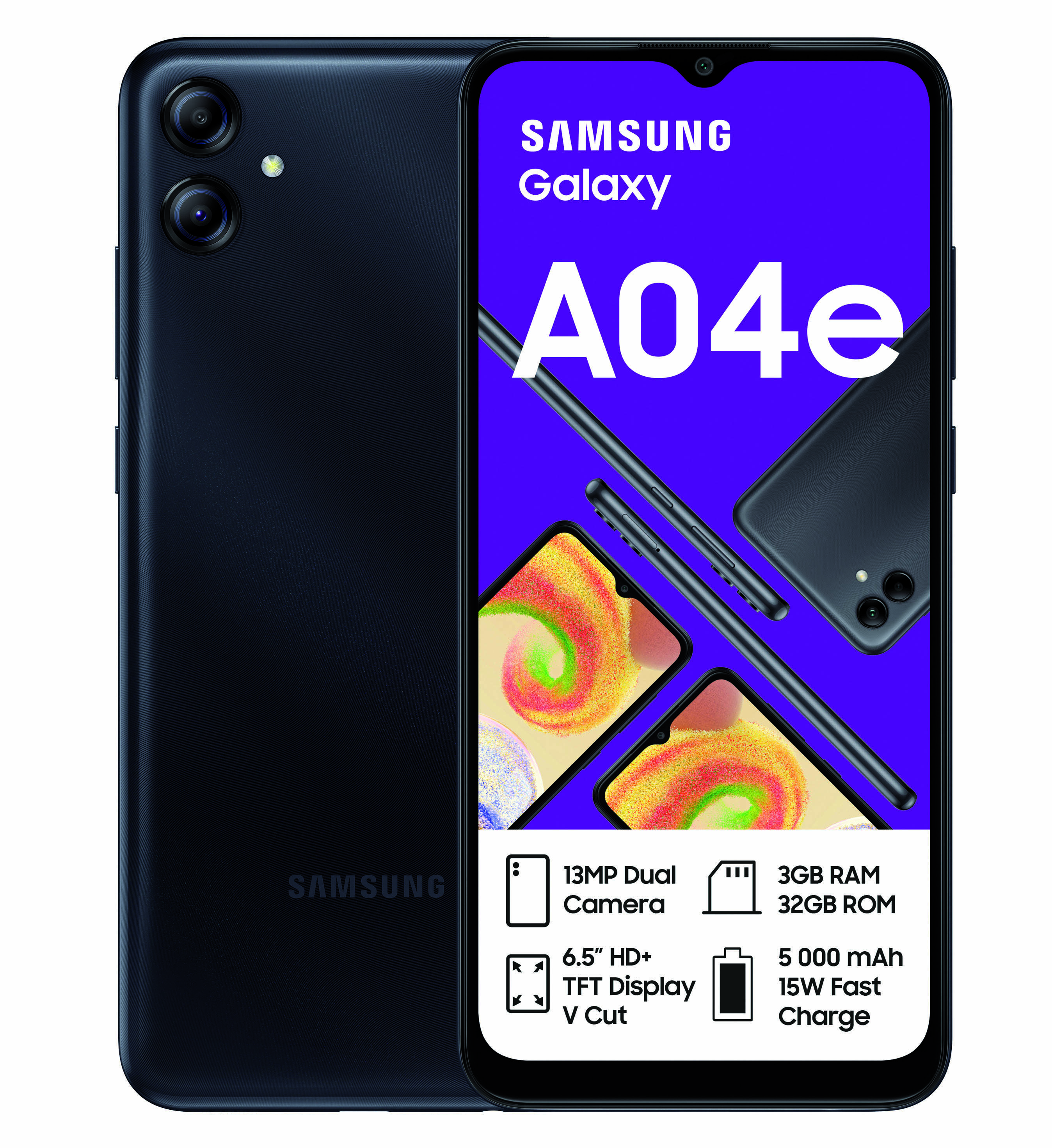 Samsung Galaxy A04e 32GB LTE Dual Sim – Black