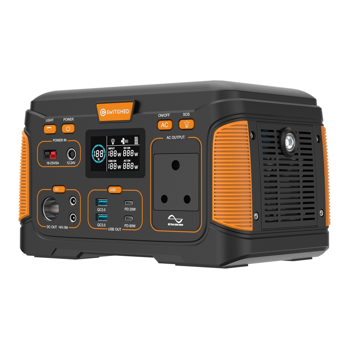 Switched 307WH Professional Portable Power Station