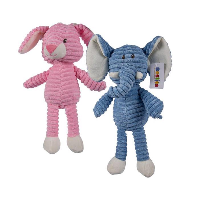 Plush Wild Cord Animals (Pack of 2)