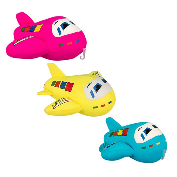 Plush Bright Plane with Foambeads (Pack of 3)