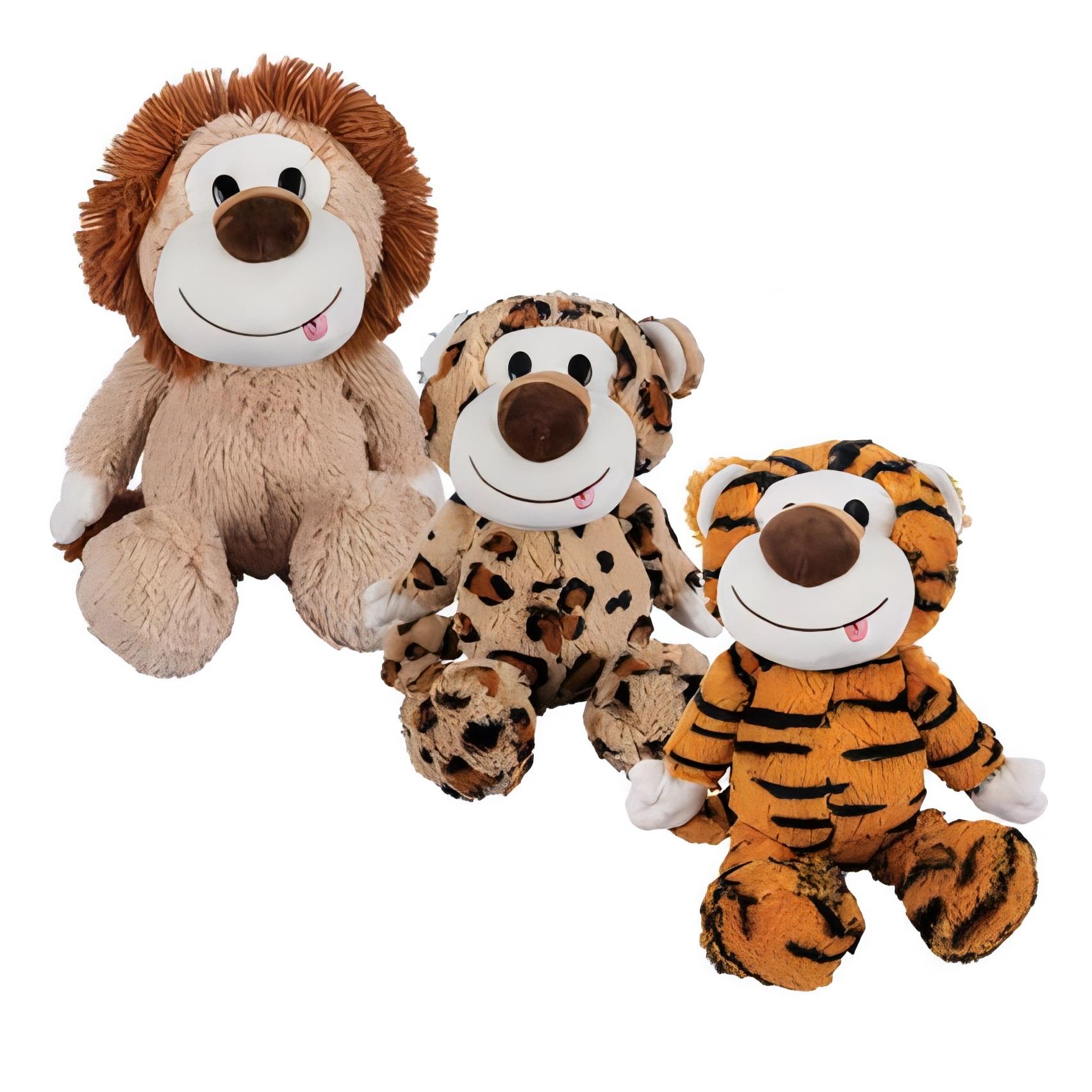 Plush Wild Cats (Set of 3)
