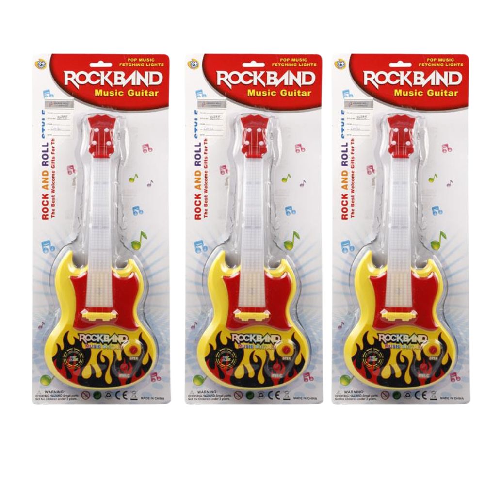 Musical String Guitar Battery Operated ( Pack of 3)