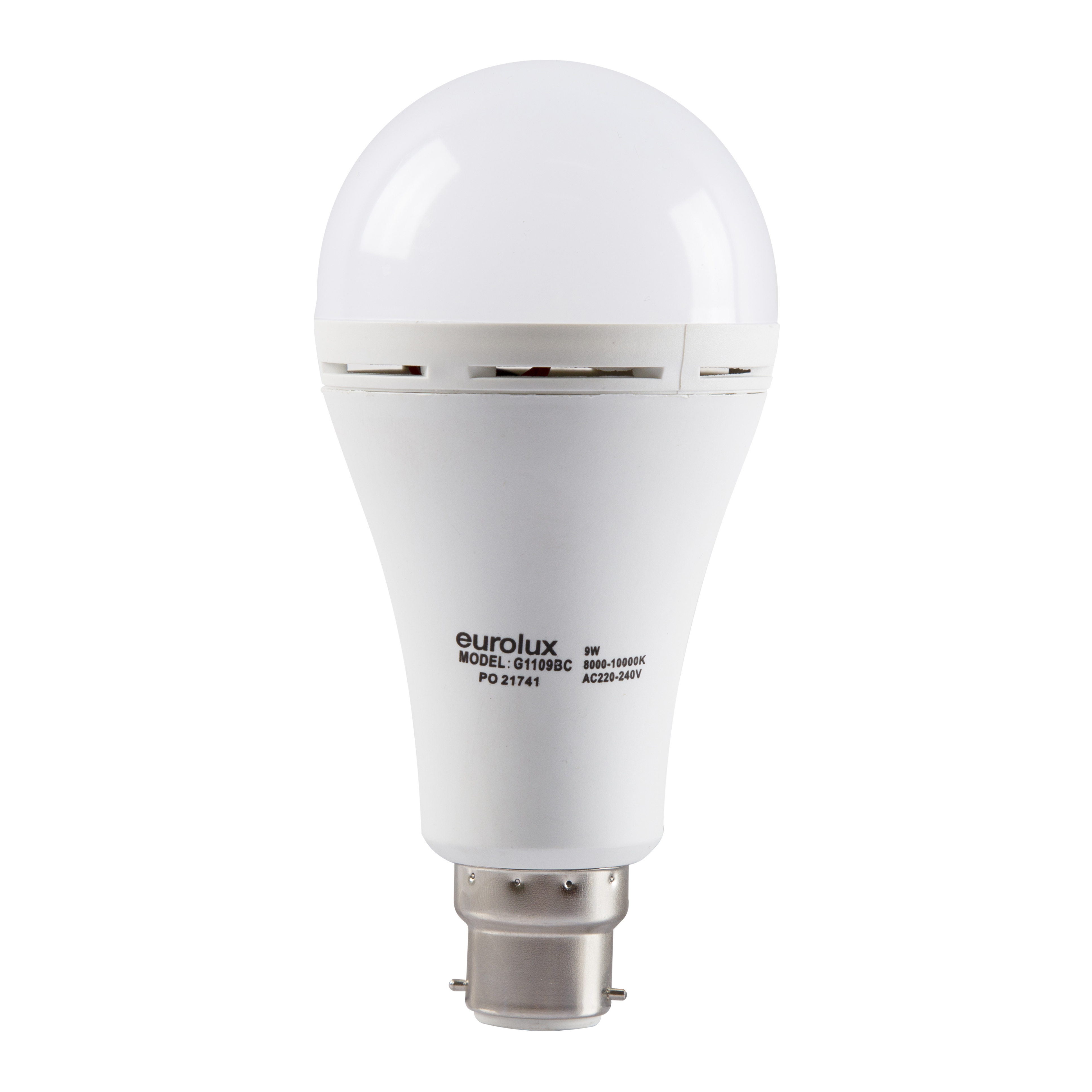 Eurolux – Rechargeable B22 LED Lamp 9W
