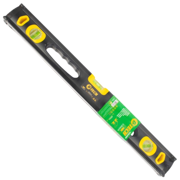 D-Tech – Spirit Level Beam – Aluminium (600mm)
