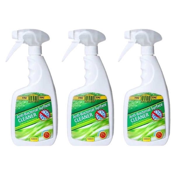 TFC – Anti-Bacterial Surface Cleaner (500ml) Pack of 3