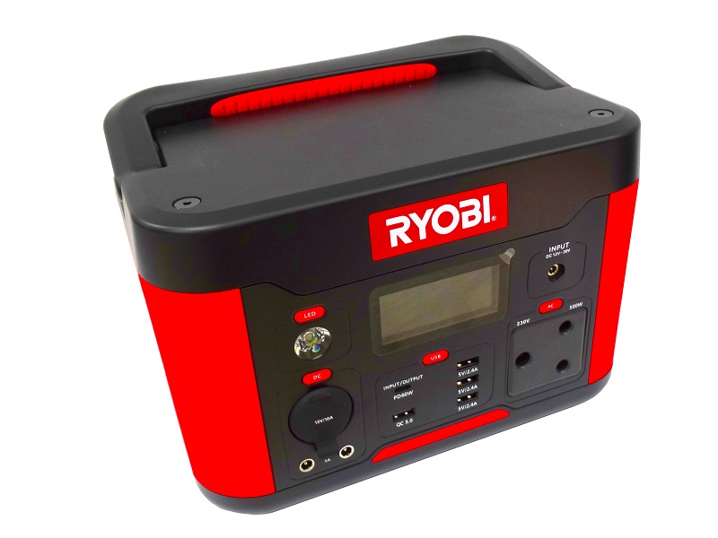 Ryobi Portable Power Station 500W Output (storage 550WH)