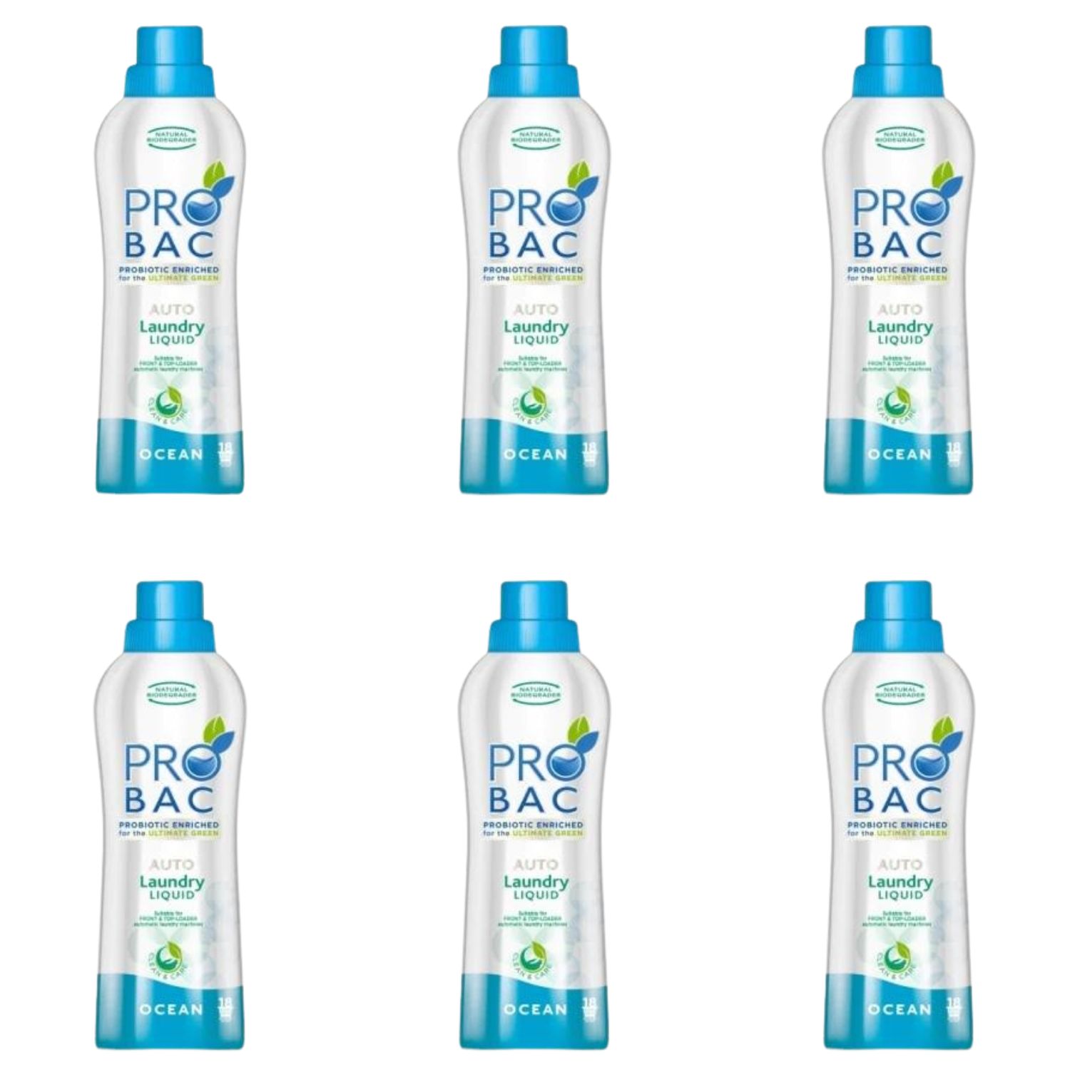 Probac – Laundry Liquid – Ocean 750ml Pack of 6