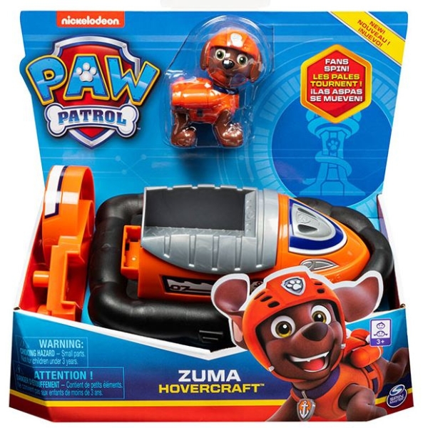 Paw Patrol – Zuma Hovercraft Vehicle Including 1 x Zuma Figure