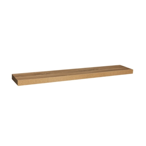 Mackie – Chunky Floating Shelf – (600mm x 235mm x 50mm) – Washed Oak