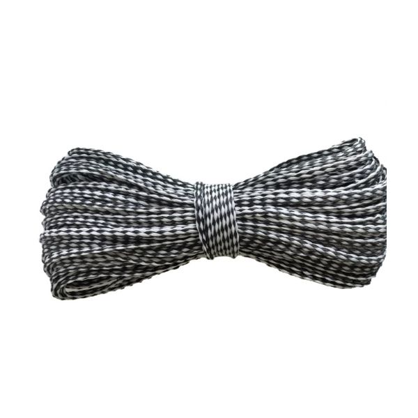 MTS – Ski Rope – 7mm x 20m – Black, White
