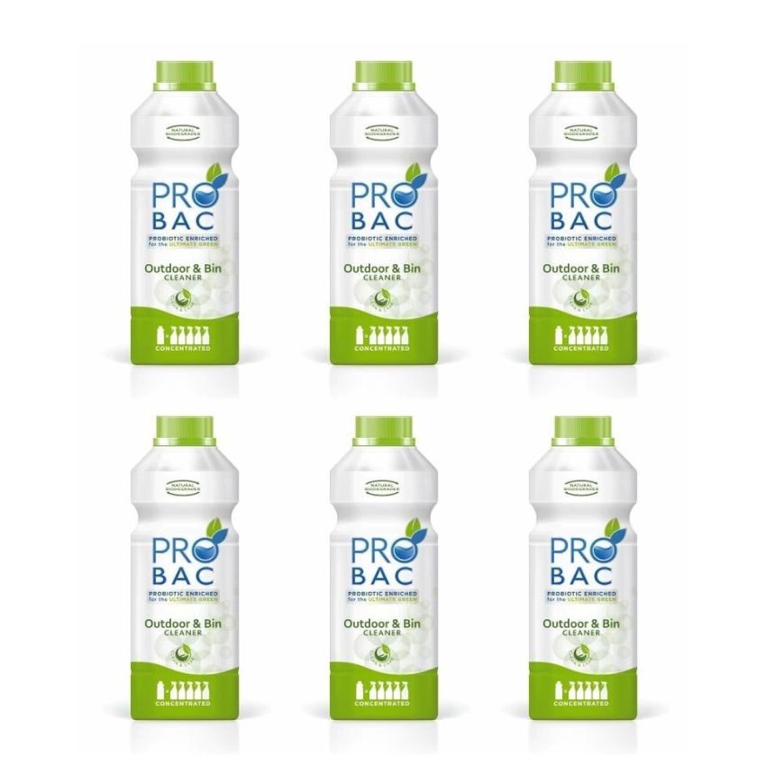 Probac – Outdoor and Bin Cleaner – Concentrated – 1L (Pack of 6)