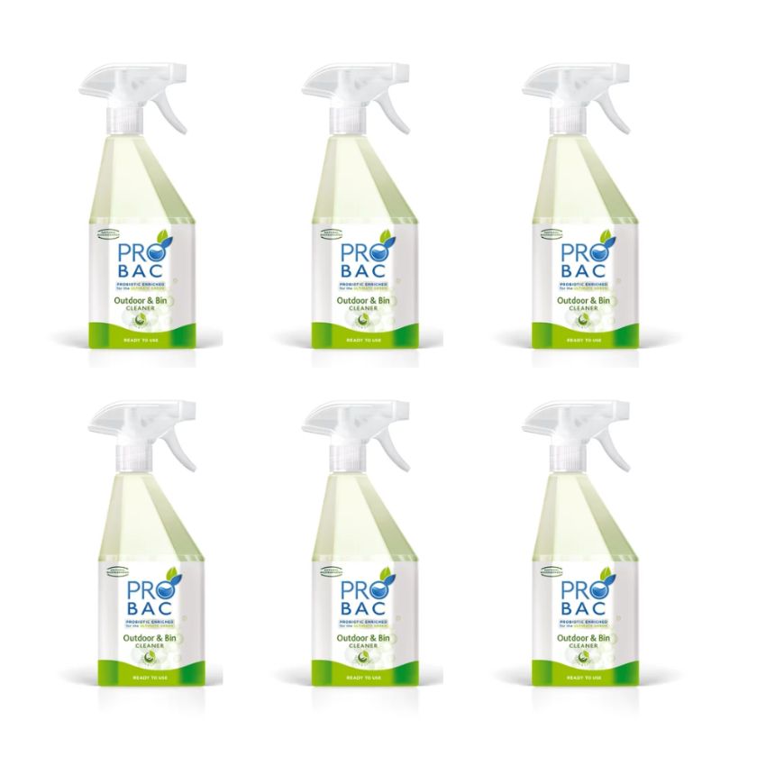 Probac – Outdoor and Bin Cleaner – 750ml (Pack of 6)