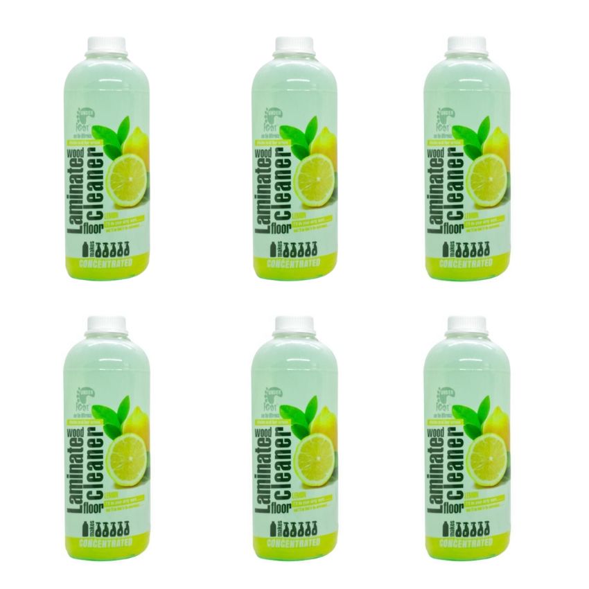 Under Foot – Laminated Wood Floor Cleaner – Refill 1L – Lemon – Pack of 6