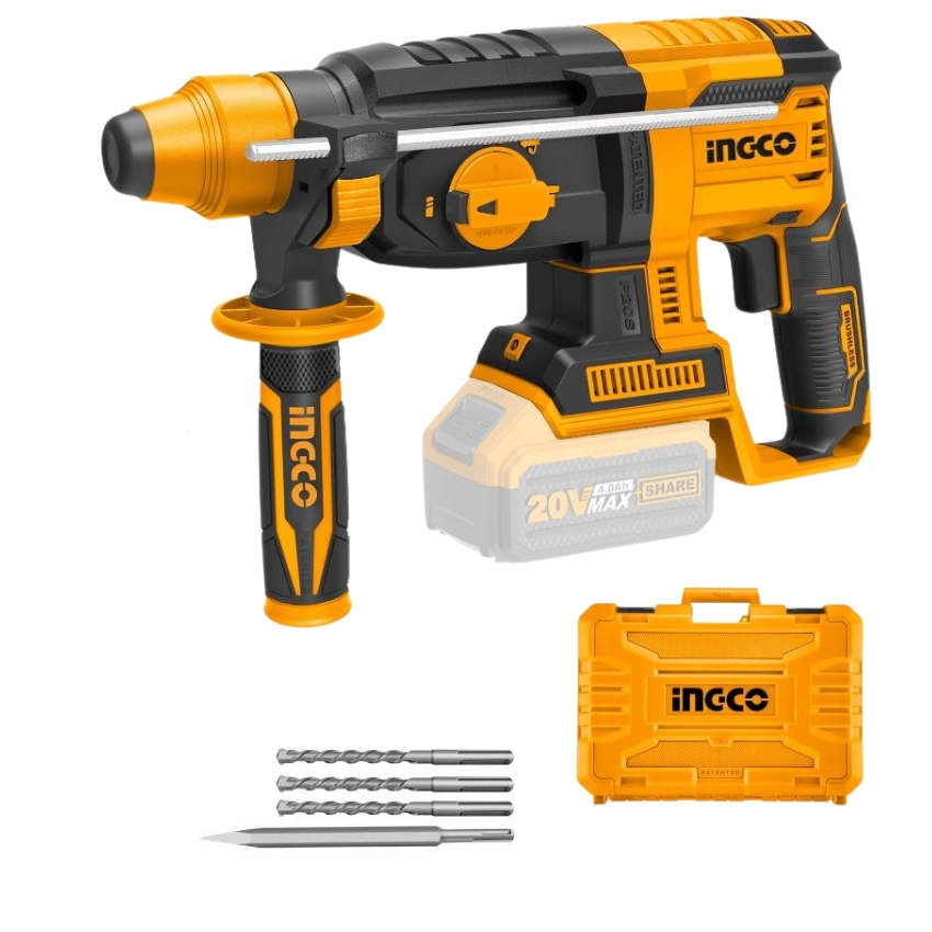 Ingco – Lithium-Ion Rotary Hammer – Unit Only