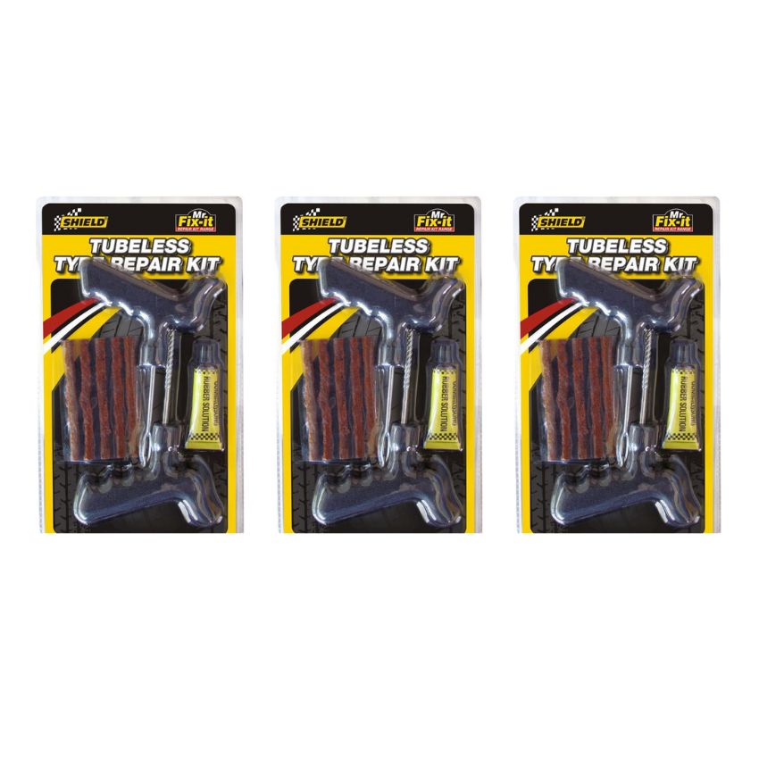Shield – Tyre Repair Kit – Pack of 3