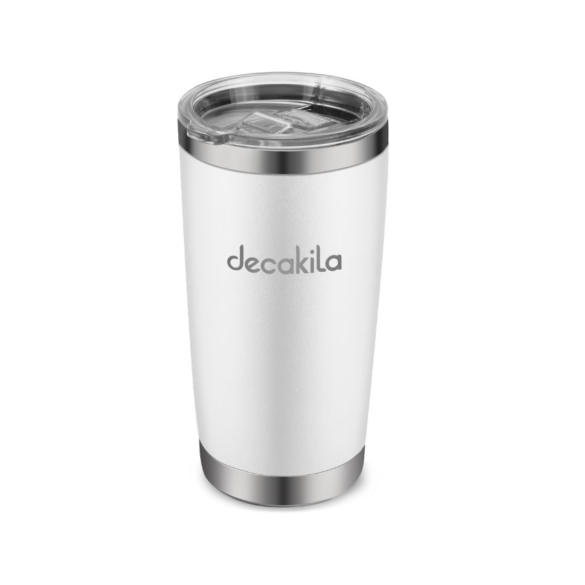 Decakila – Stainless Steel Mug Tumbler 566ml – White