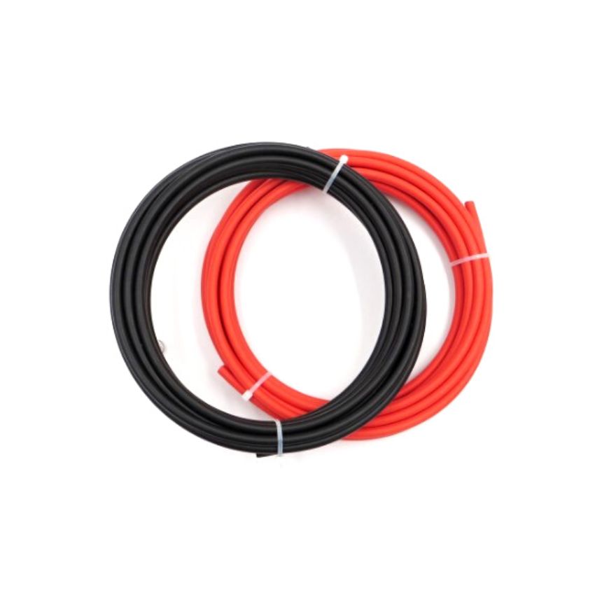 SolarFirst – 10 Meter Cable – Positive (Red) and Negative (Black)