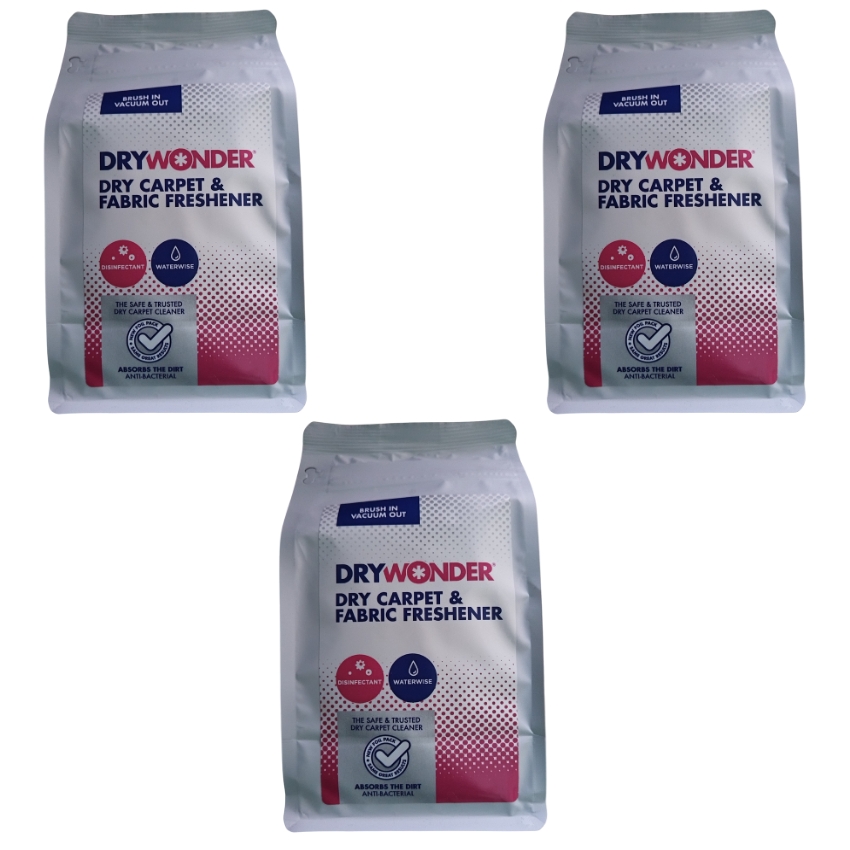 Dry Wonder – Dry Carpet and Fabric freshener – 350g – Pack of 3