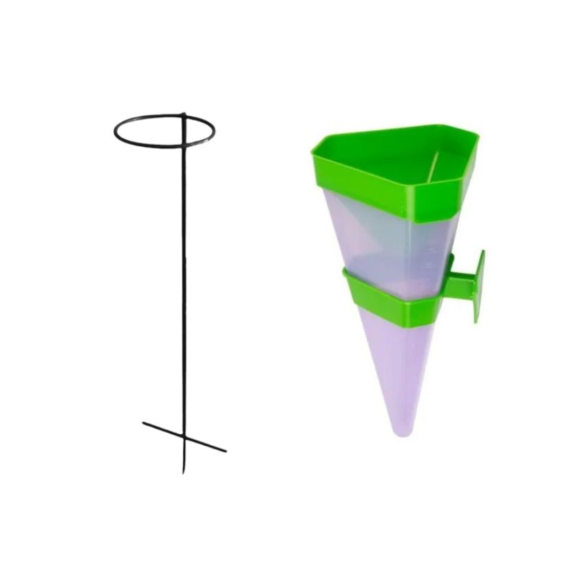 Kaufmann – Clear Triangle Rain Gauge with Rain Gauge Stand