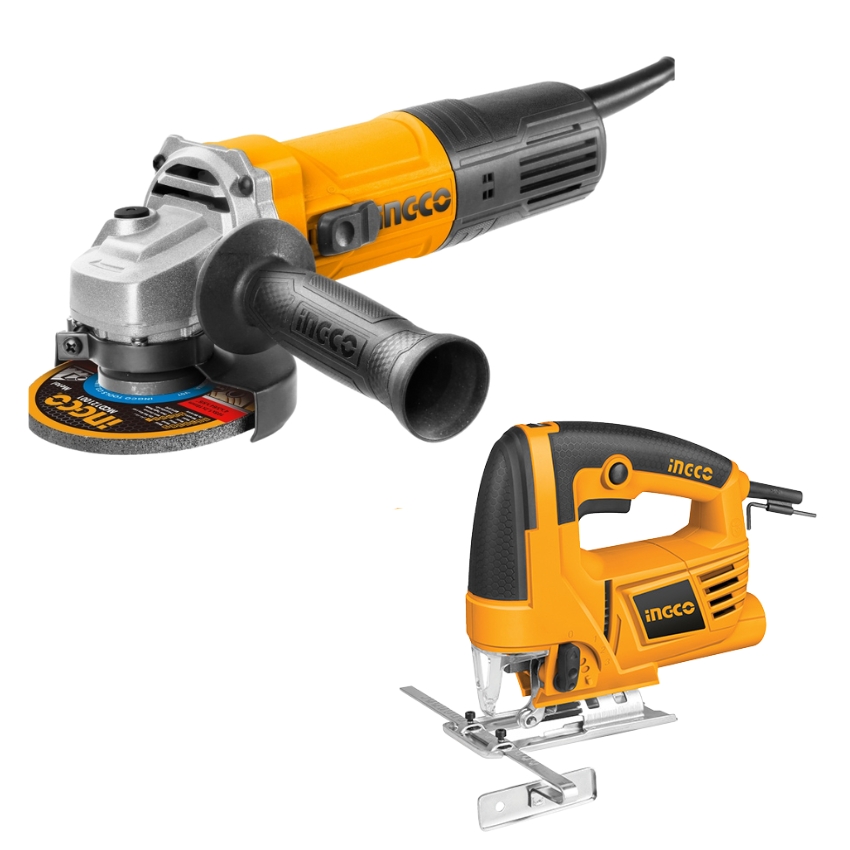 Ingco – Angle Grinder – 115mm (750W) with Jig Saw 570W