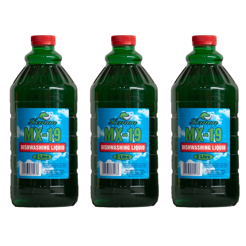 MX-19 – Dishwashing Liquid -2L – Pack of 3