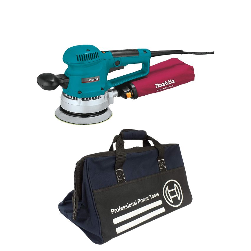 Makita – Random Orbit Sander with Bosch Toolbag