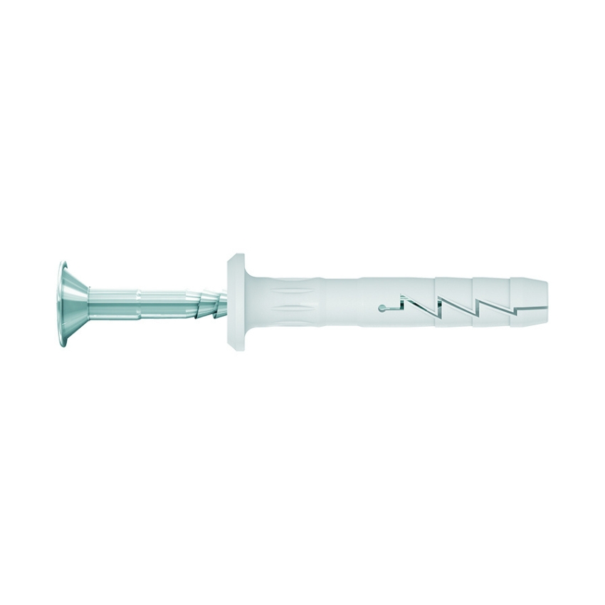 Rawlplug Nyl Hammer-In Fixing 6X40mm Mush Head X20