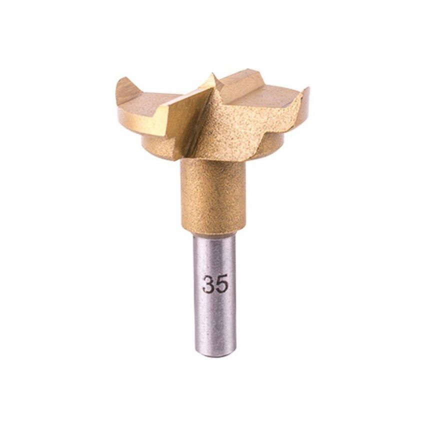 Tork Craft – Titanium Nitride Coated 35mm Cup Hinge Wood-Boring Bit
