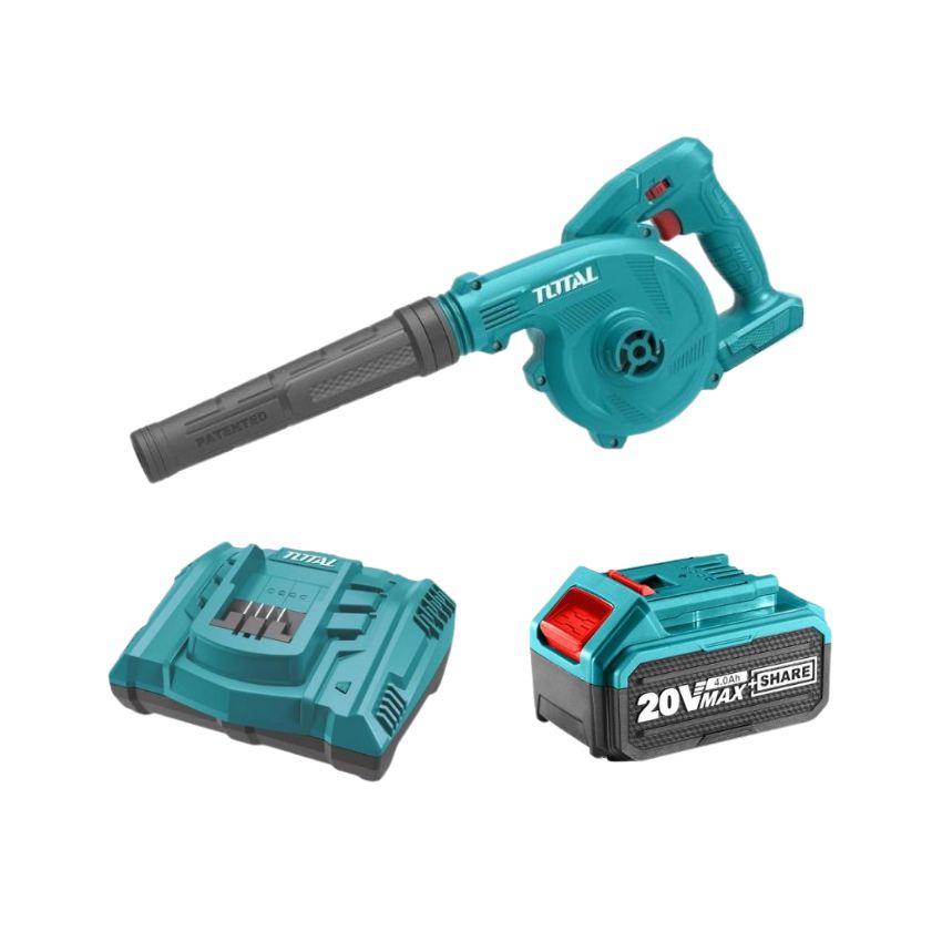 Total Tools – Li-ion Blower – 20V with 4.0Ah Battery and Charger