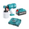 Total Tools – Lithium-Ion Spray Gun 20V with 4.0Ah Battery Pack and Charger Total Tools – Lithium-Ion Spray Gun 20V with 4.0Ah Battery Pack and Charger