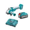 Total Tools – Lithium-Ion Angle Grinder 20V, 4.0Ah Battery & Charger Total Tools – Lithium-Ion Angle Grinder 20V, 4.0Ah Battery & Charger
