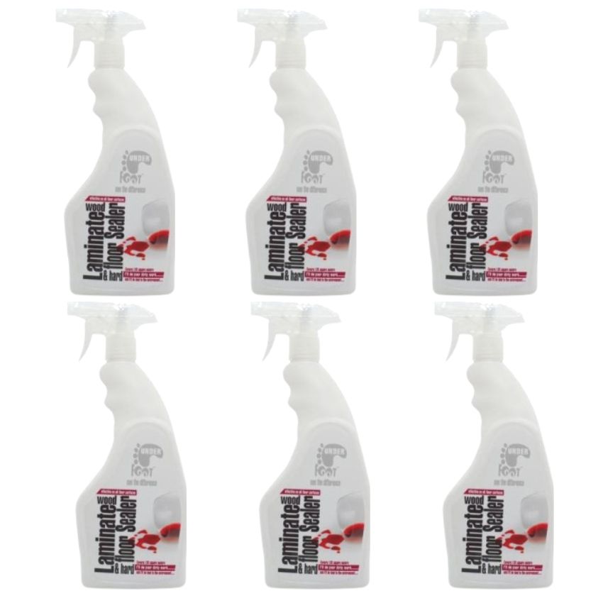 Under Foot – Laminate Wood Floor Sealer – 750ml – Pack of 6