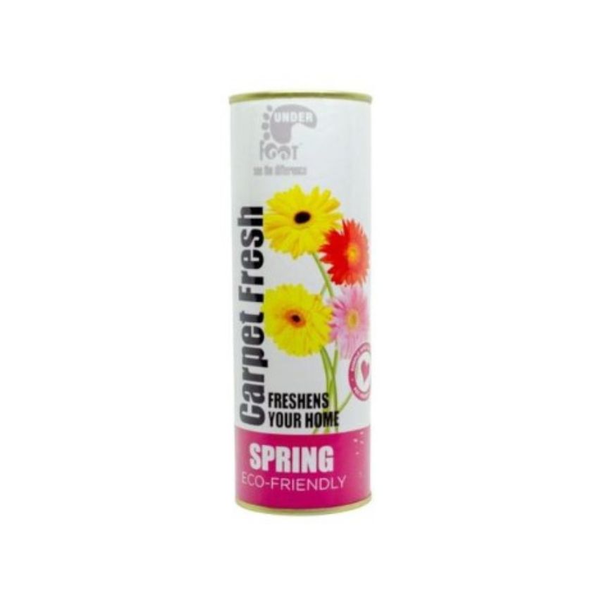 Under Foot – Carpet Fresh Freshener – 500g – Spring (Pack of 12)