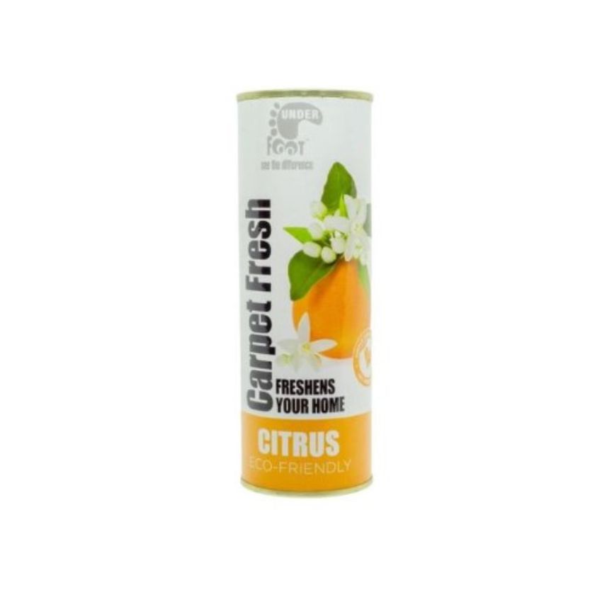 Under Foot – Carpet Fresh Freshener – 500g – Citrus (Pack of 12)