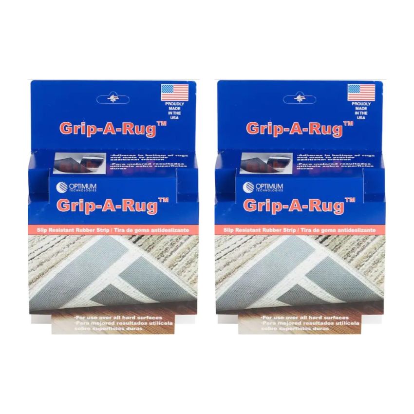 Grip-A-Rug – Slip Resistant Rubber Strip (63.5mm x 7.62m) – Pack of 2