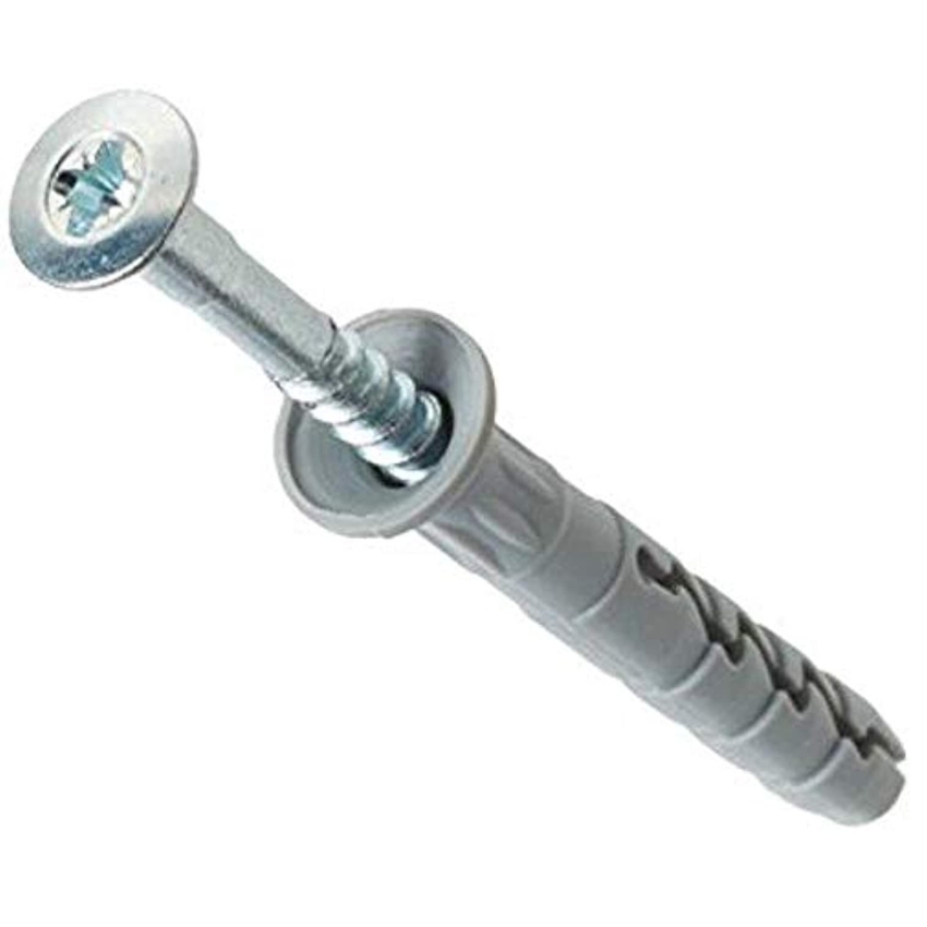 Rawlplug – Nylon Hammer Fixings – 6x60mm – Solid Walls (20)