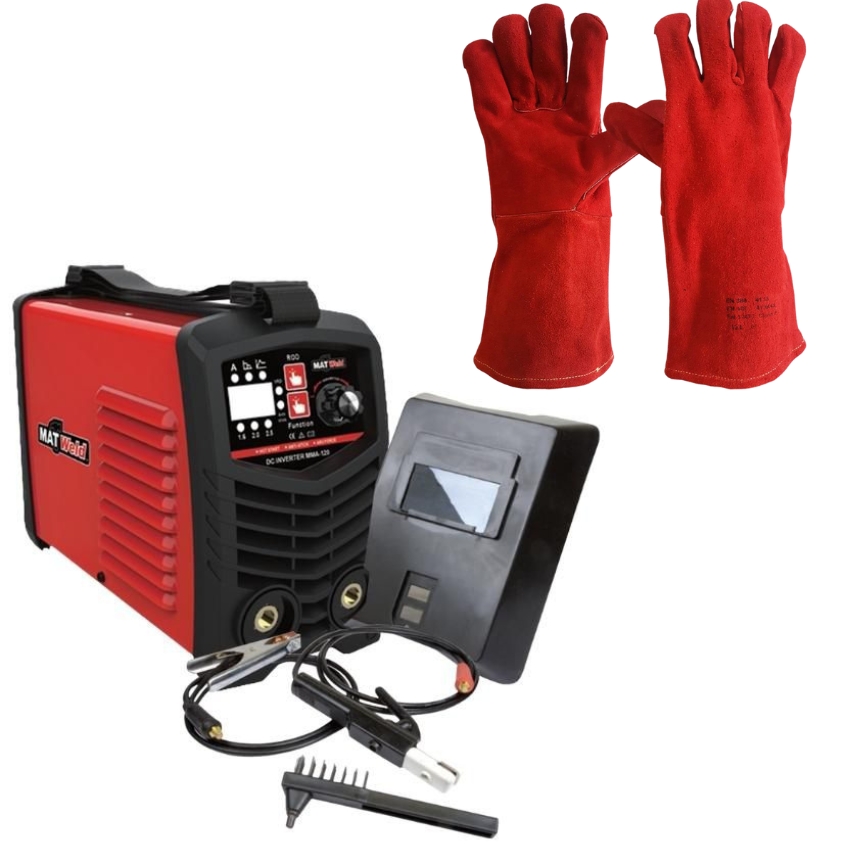 Matweld – Synergic Welder Inverter kit with Welding gloves