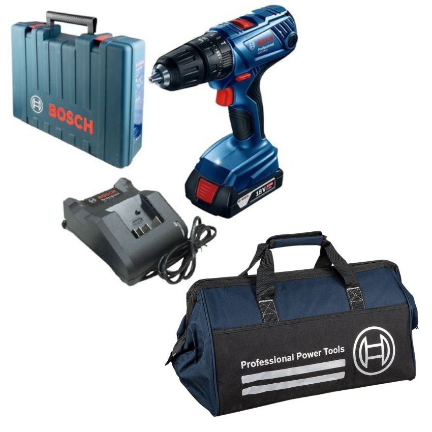 Bosch – Professional 180-LI Cordless Combo Drill Kit with Bosch Tool Bag