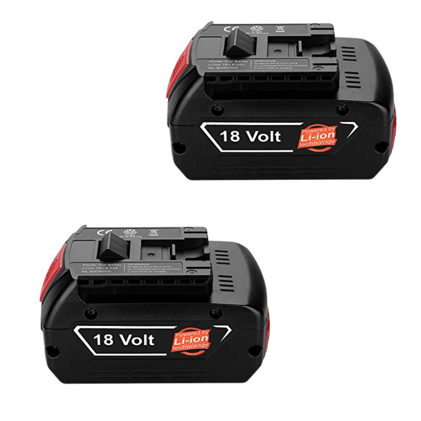 Battery for Bosch Tools 18V – 5.0AH (Pack of 2)