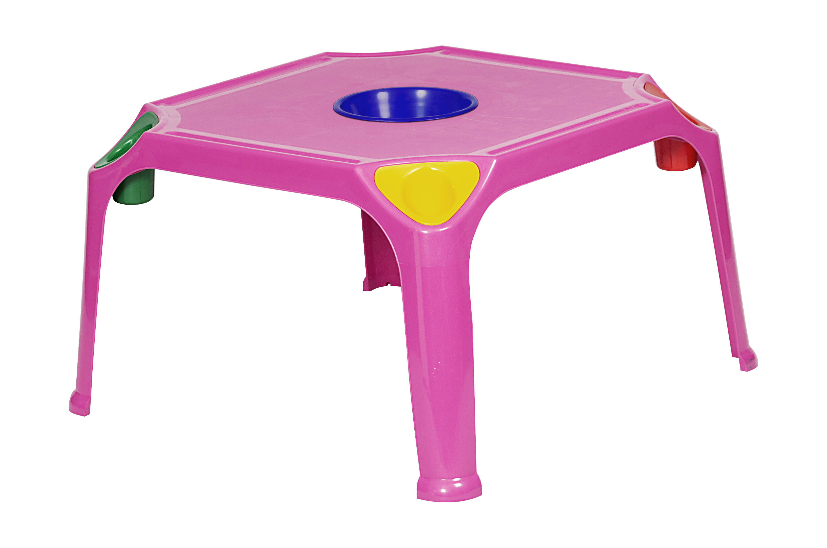 Buzz Kids – Table with Bowl and Cupholders – Pink