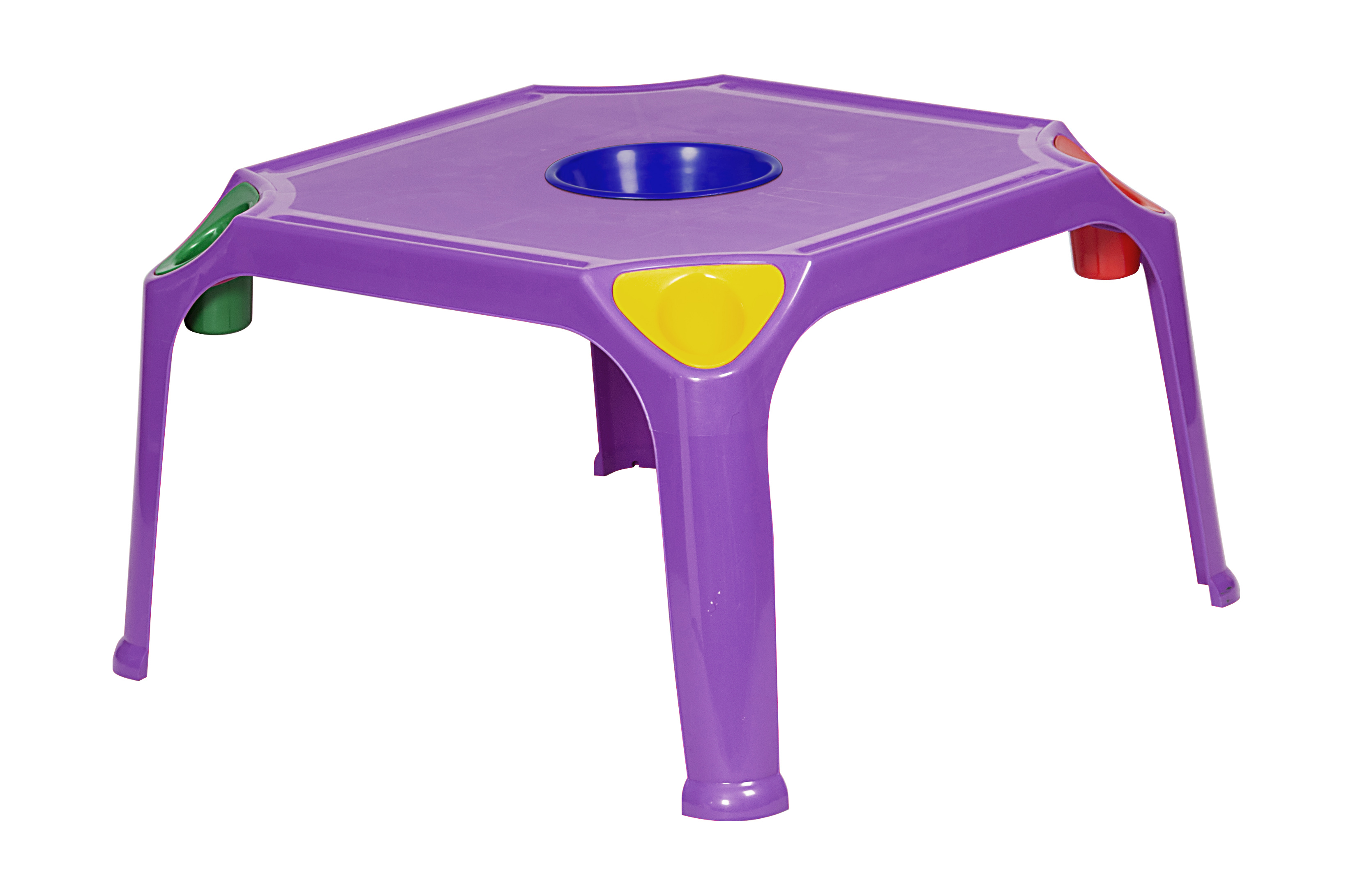 Buzz Kids – Table with Bowl and Cupholders – Violet
